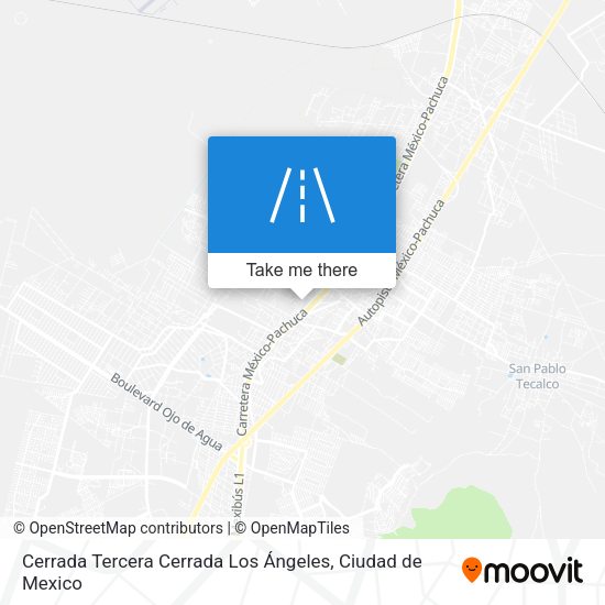 Cerrada Tercera Cerrada Los Ángeles map