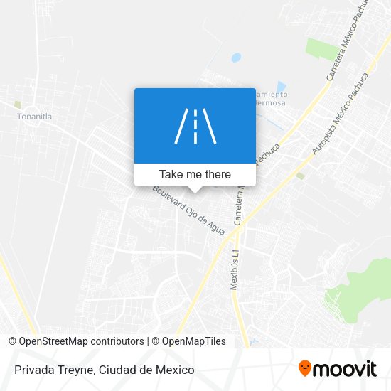 Mapa de Privada Treyne