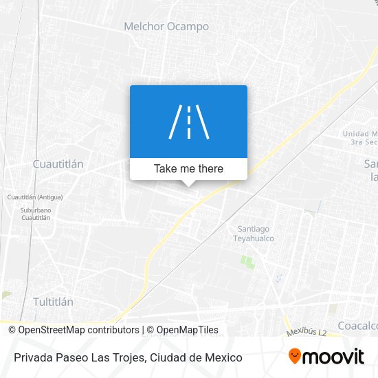 Mapa de Privada Paseo Las Trojes