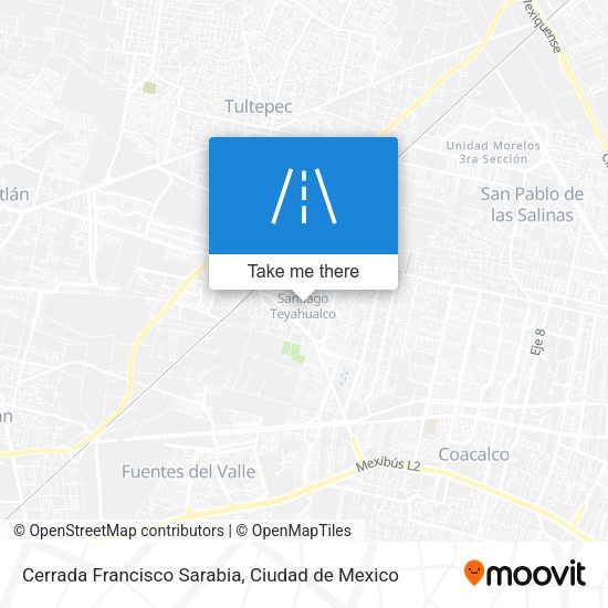 Cerrada Francisco Sarabia map