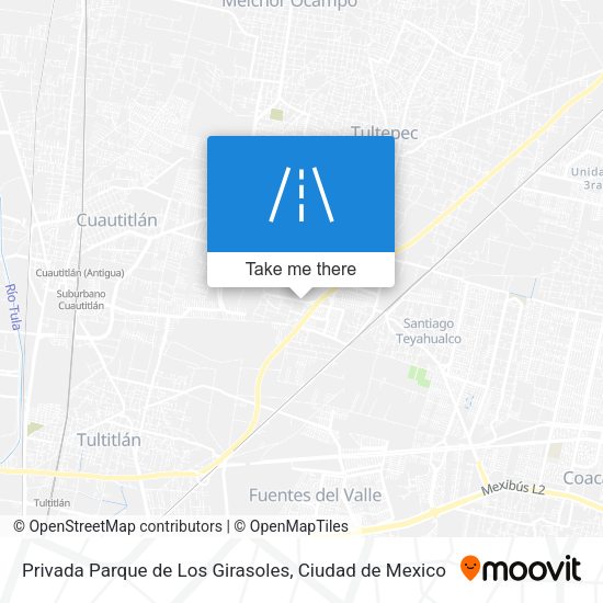 Privada Parque de Los Girasoles map