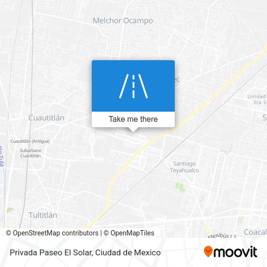 Privada Paseo El Solar map