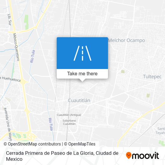 Cerrada Primera de Paseo de La Gloria map
