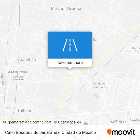 Calle Bosques de Jacaranda map