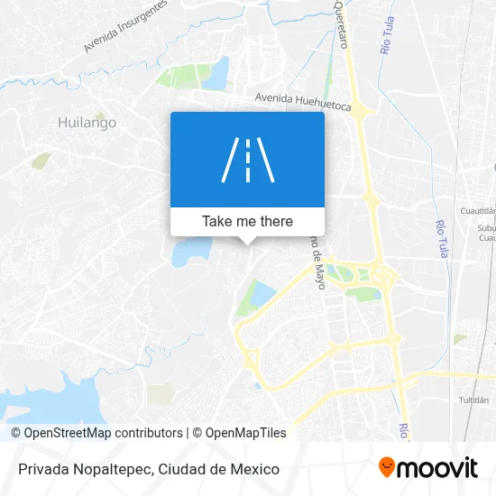 Privada Nopaltepec map