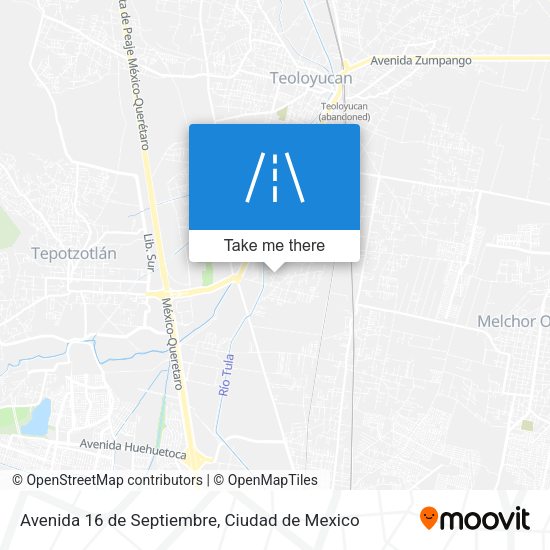 Mapa de Avenida 16 de Septiembre