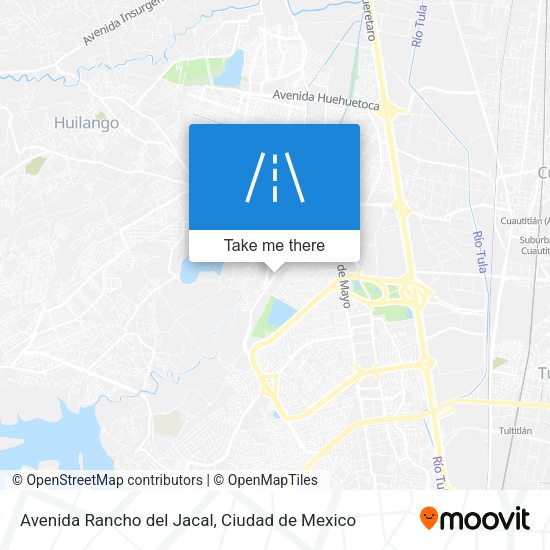 Avenida Rancho del Jacal map