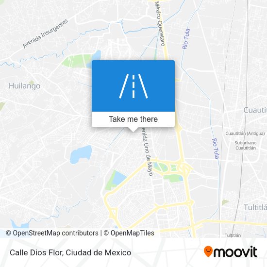 Calle Dios Flor map
