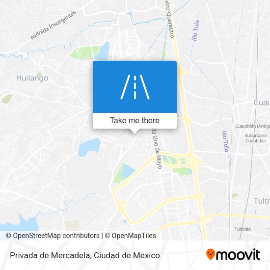 Privada de Mercadela map