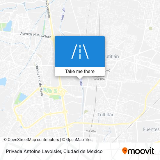 Privada Antoine Lavoisier map