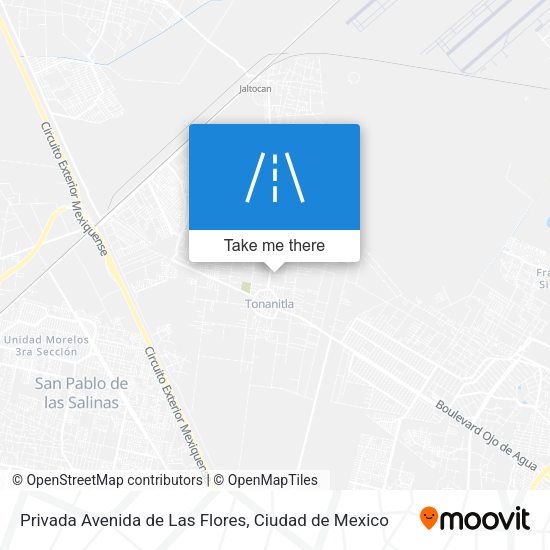 Mapa de Privada Avenida de Las Flores