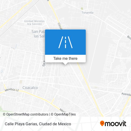 Calle Playa Garias map
