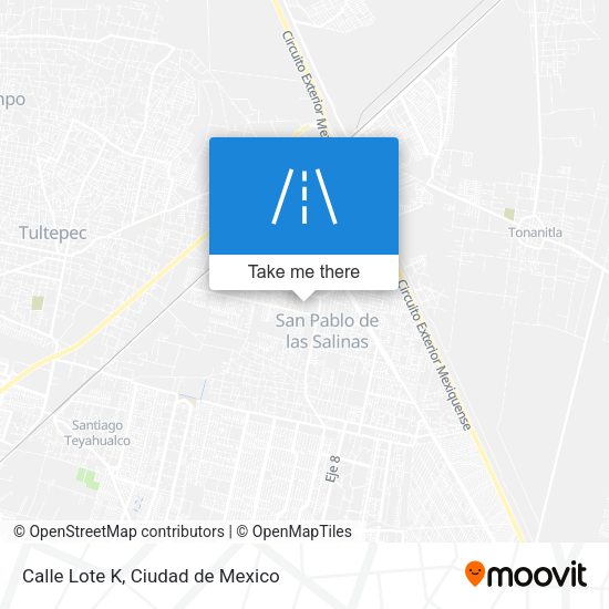 Mapa de Calle Lote K