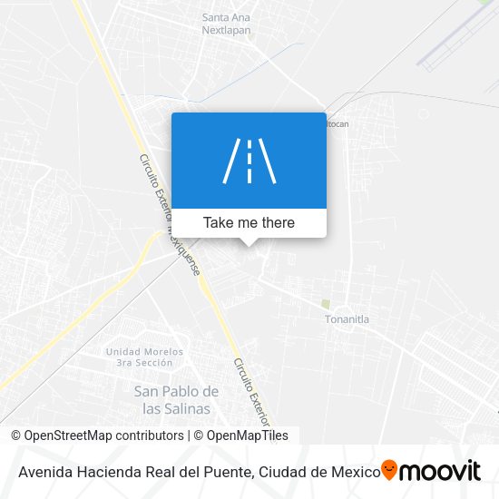 Mapa de Avenida Hacienda Real del Puente