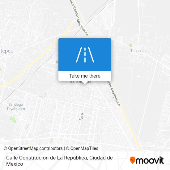 Calle Constitución de La República map