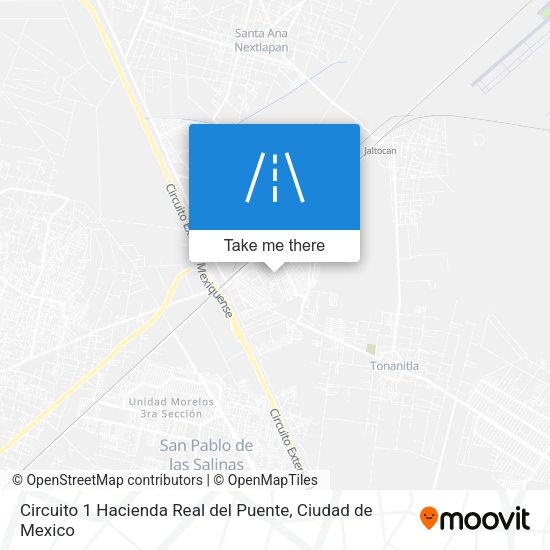 Mapa de Circuito 1 Hacienda Real del Puente