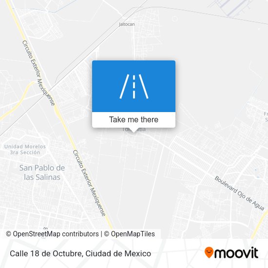Calle 18 de Octubre map