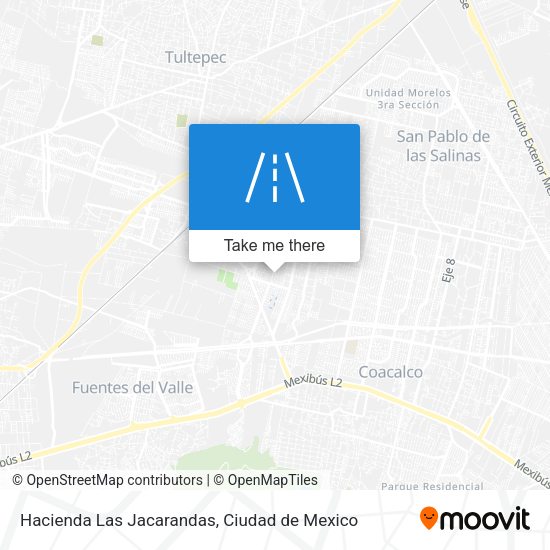 Hacienda Las Jacarandas map