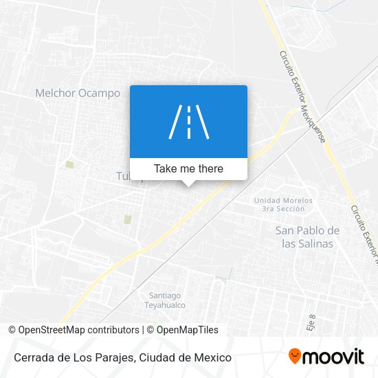 Mapa de Cerrada de Los Parajes