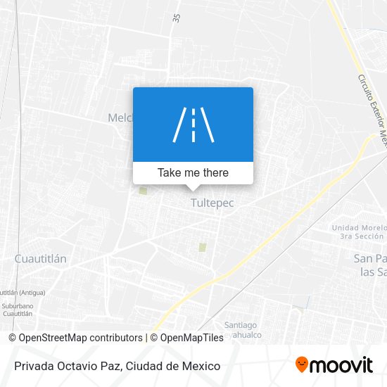 Privada Octavio Paz map