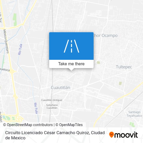 Circuito Licenciado César Camacho Quiroz map