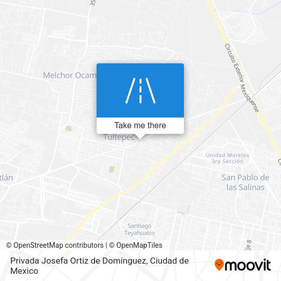 Privada Josefa Ortiz de Domínguez map