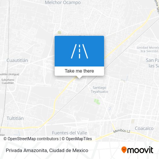 Privada Amazonita map
