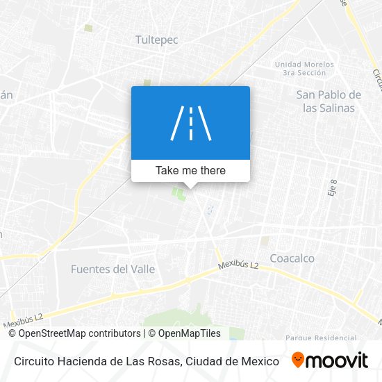 Circuito Hacienda de Las Rosas map