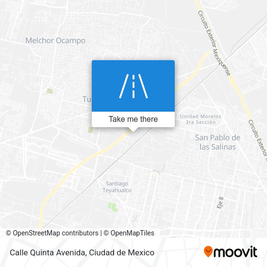 Calle Quinta Avenida map