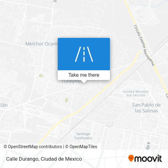 Mapa de Calle Durango