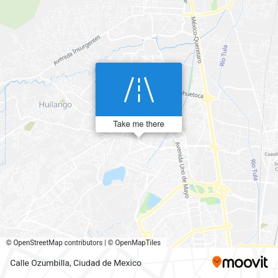 Mapa de Calle Ozumbilla