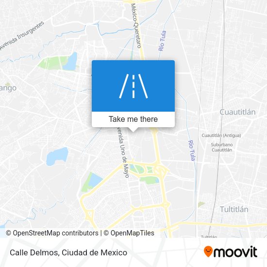 Calle Delmos map