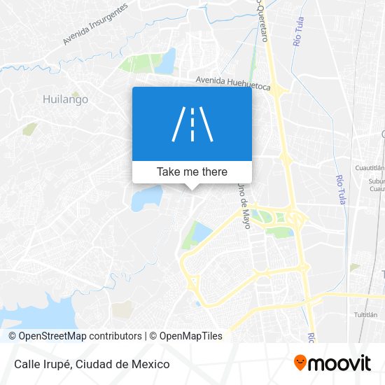 Calle Irupé map