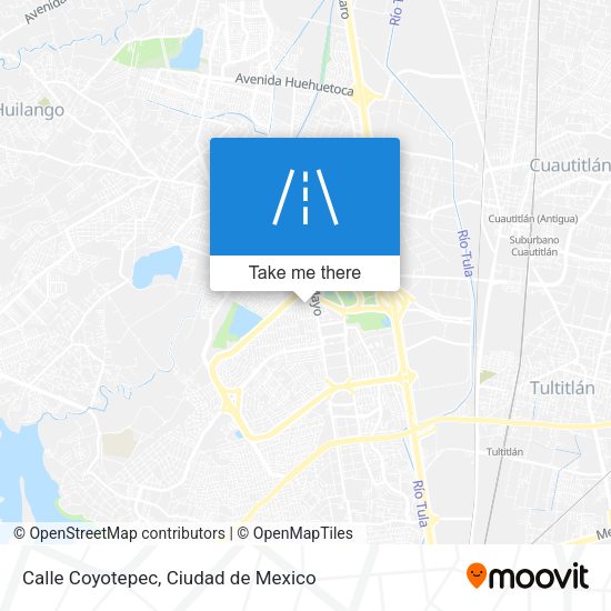 Calle Coyotepec map