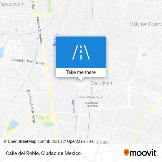 Calle del Roble map