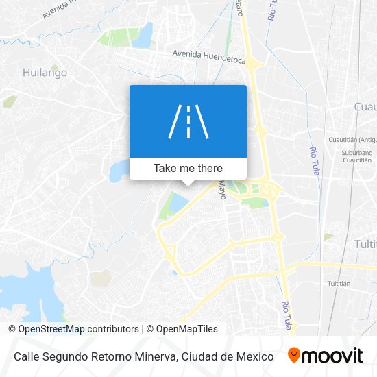 Calle Segundo Retorno Minerva map
