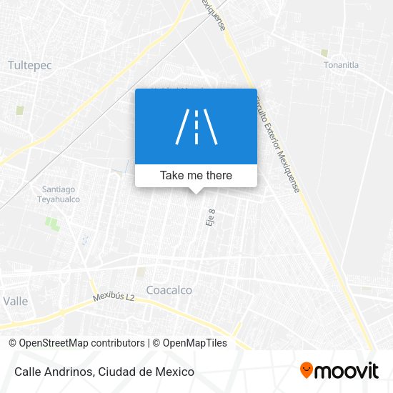 Calle Andrinos map