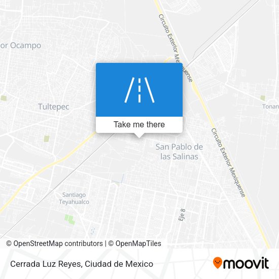 Cerrada Luz Reyes map