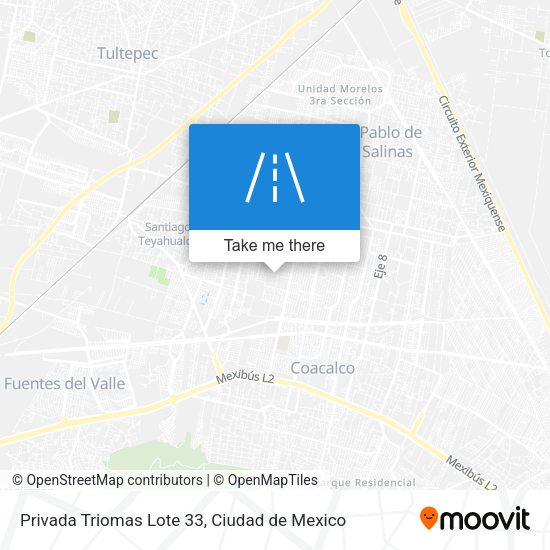 Privada Triomas Lote 33 map