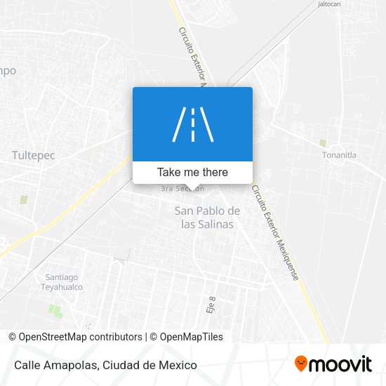 Calle Amapolas map