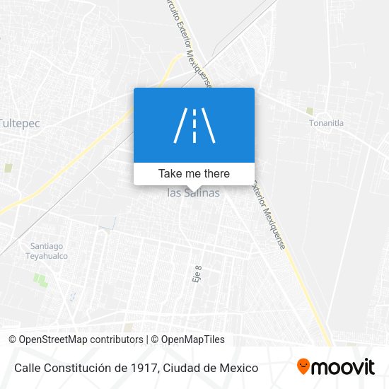 Mapa de Calle Constitución de 1917