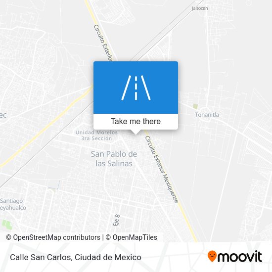 Mapa de Calle San Carlos