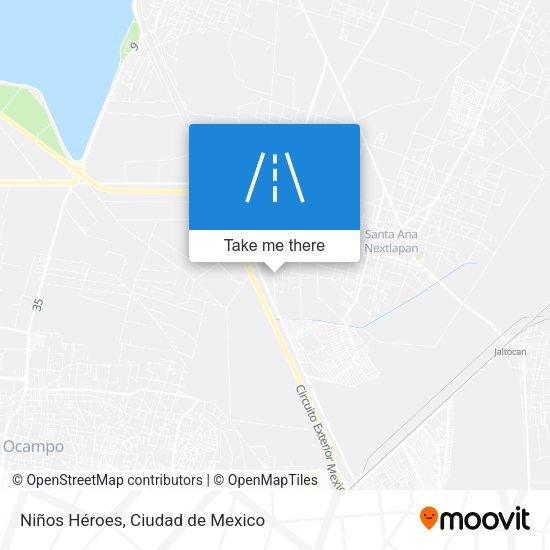 Mapa de Niños Héroes