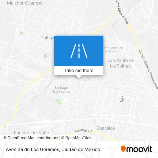 Avenida de Los Geranios map