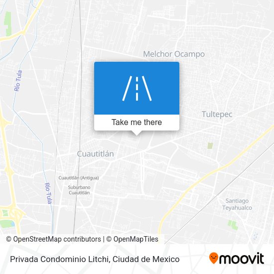 Privada Condominio Litchi map