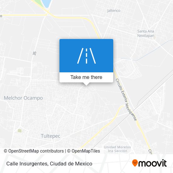 Calle Insurgentes map