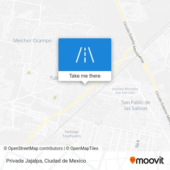 Privada Jajalpa map