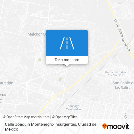 Calle Joaquín Montenegro-Insurgentes map