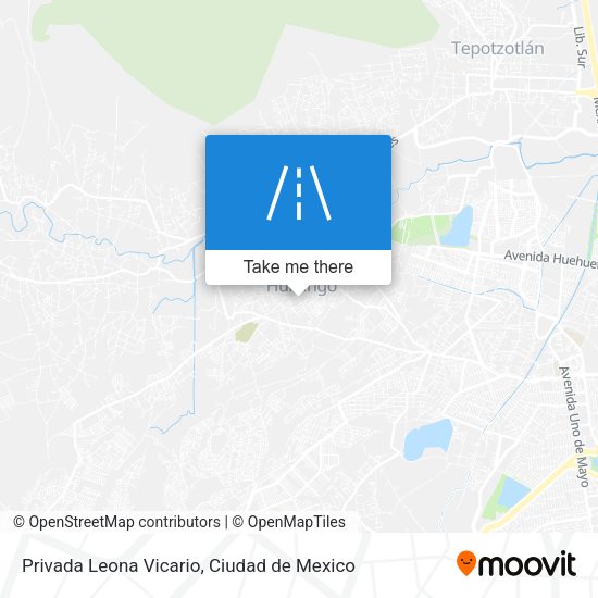 Privada Leona Vicario map
