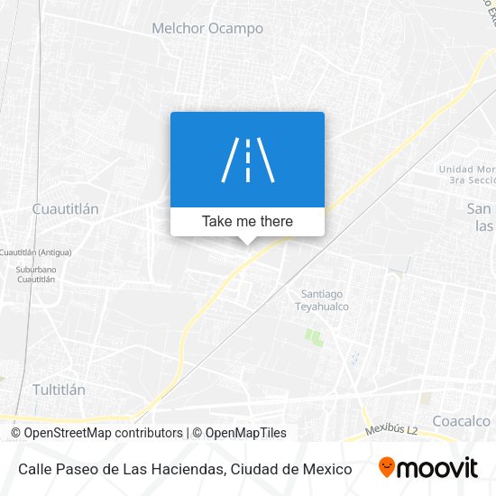 Calle Paseo de Las Haciendas map